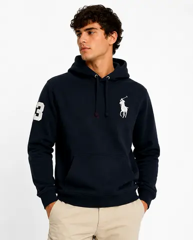 Dark Blue Polo Ralph Lauren Hoodie - Men’s Size (amazing Condition)