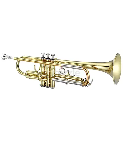 Jupiter Bb Trumpet JTR500 with 11.7 mm Bore, 123 mm Yellow Brass Bell - Lacquere