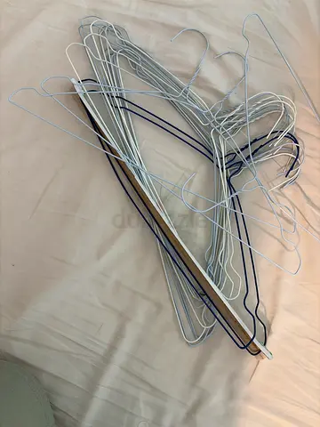 Set of metal  hangers (about 30 pcs)