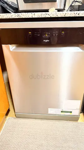 Whirlpool Stainless Steel Built-in Dishwasher - Good Working Condition