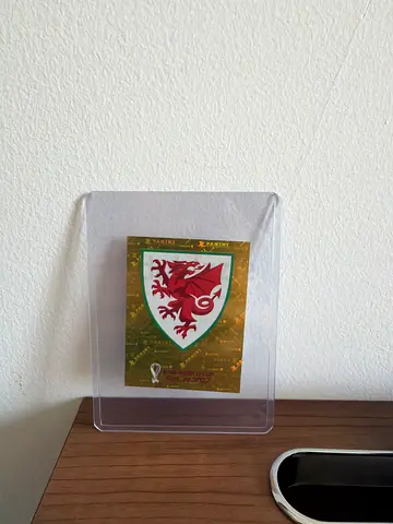 Wales Sticker Gold Rare 2022 Qatar World Cup