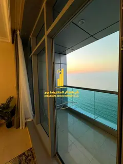 A fully furnished 2 bedroom apartment, with sea view balcony, including all services, with a gym, sw