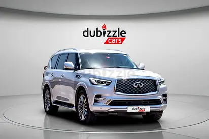 AED 1672/month | 2021 Infiniti QX80  | GCC Specs | Ref#480499