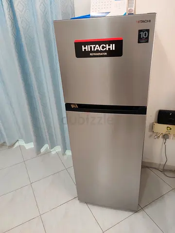Hitachi double-door refrigerator in good working condition