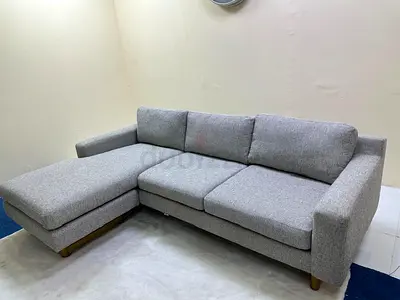 West elm comfortable lshape sofa small size lshape