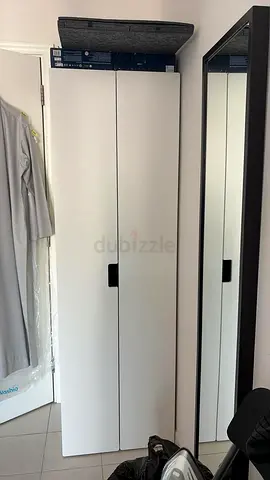 IKEA white 2-door wardrobe - excellent condition