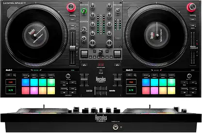 Hercules DJControl Inpulse T7 2-Deck Motorized DJ Controller Black