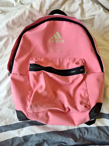 Adidas pink backpack