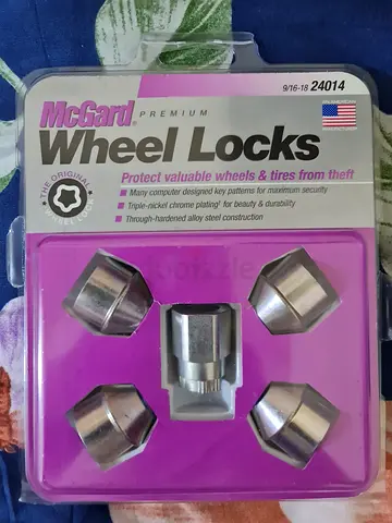 McGard Premium Wheel Lock Set (Brand New, Sealed) - 5 Locks + Key