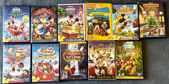 Disney Kids and Family 14-Movie DVD Bundle