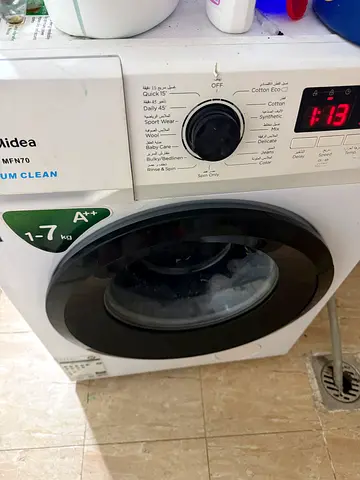 Midea Front-Load Washing Machine 7 kg, A+ Energy (Used)