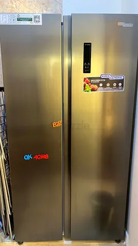 Super General Stainless Steel Side-by-Side Refrigerator - SUPER Condition