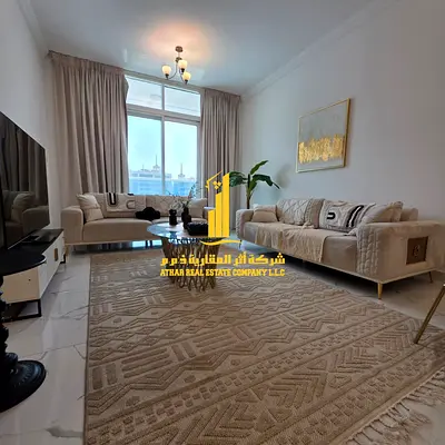 ✨ Fully furnished Two-bedroom apartment with a living room for monthly rent in Ajman, Al Rashidiya area ✔️ Including all bills + gym, pool and parking