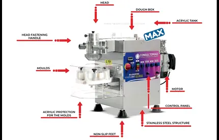 Consultomaq Automatic Encrusting  Savory Snack Making Machine – Complete Kit