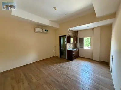 Annual studio for rent with semi separate kitchen premium finishing spacious layout Prime location