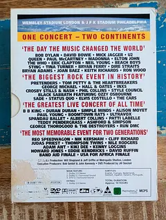 Classifieds: Official Live Aid 4-DVD Box Set (2004 Release) | Over