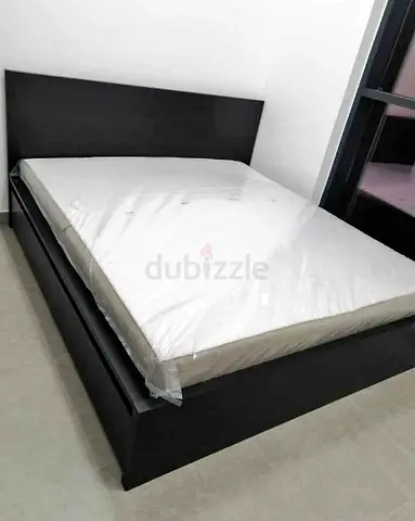 Ikea King size bed with mattress available in perfect condition