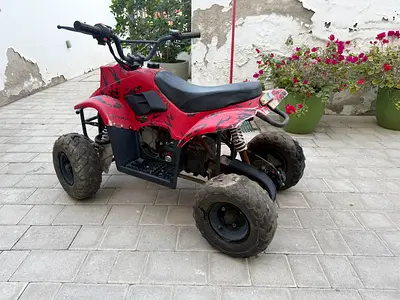 Used Red Kids Electric Quad Bike / ATV - Small 4-Wheeler