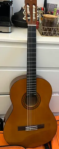 Used Once - Yamaha Classical Guitar, Brown - C40