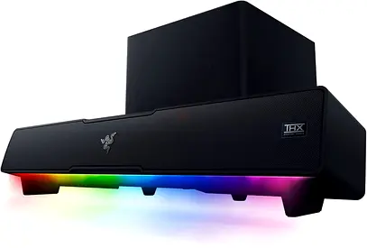 Razer Leviathan V2: Multi Driver PC Gaming Soundbar with Subwoofer THX Spatial Audio Compact Design