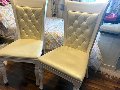White beautiful chairs