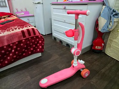 Pink 3-Wheel Kids Scooter - Good Condition