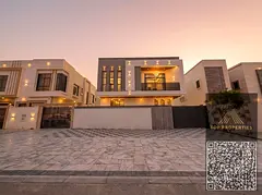 Standalone villa with a marble facade – Ground floor + First floor + Roof – 5 master bedrooms
