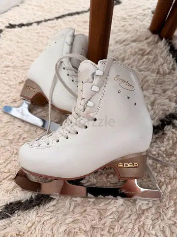 White Edea 3 Star Figure Skates - Size EU31.5, 210，MK professional blades