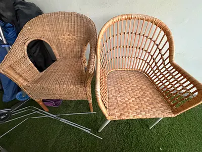 Pair of Agen armchairs - good condition