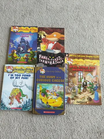 Collection of 6 Geronimo Stilton Childrens Books - Mixed Titles