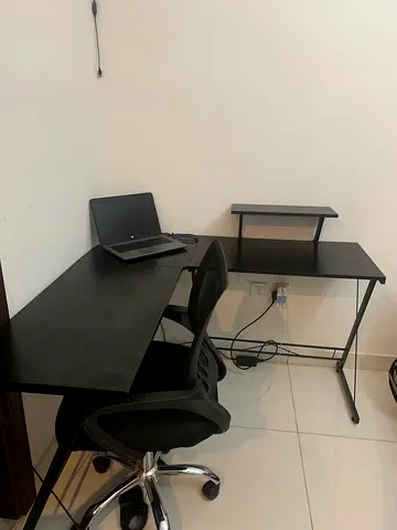 Desk and chair