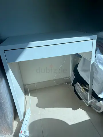 Ikea white study desk with drawer - great condition