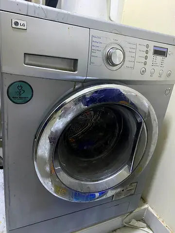 LG Front Load Washing Machine - 7kg, Silver, Used