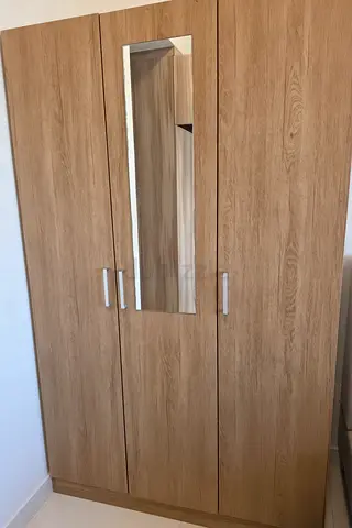 Need gone THIS WEEK! 3-door Wooden Wardrobe with Mirror - Good Condition