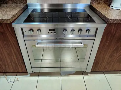 Ariston Stainless Steel Electric ceramic 90x60 cooking range oven fan digital timer control system