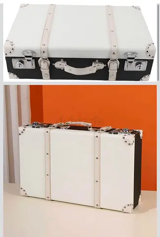 Vintage Style Hard Shell Suitcase