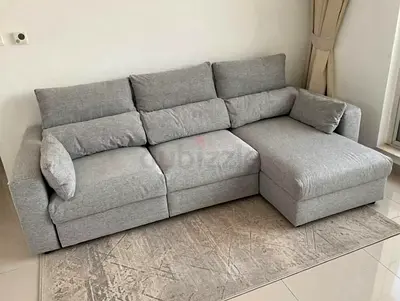 Ikea eskilstuna L shape sofa bed with storage