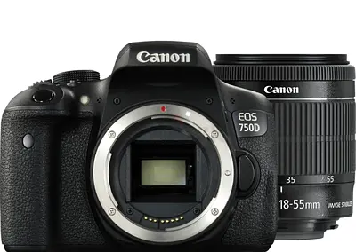 Canon EOS 750D DSLR Body with 18-55mm Kit Lens