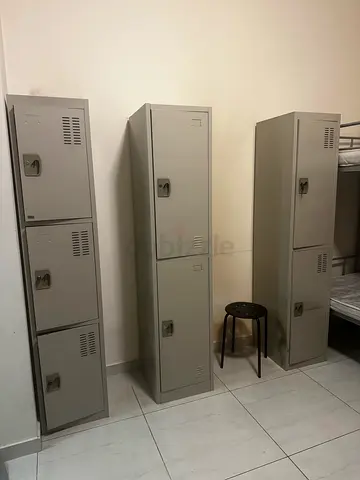 Set of 3 metal locker cabinets - good used condition