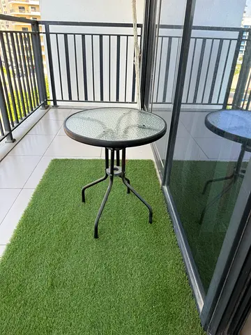 Round Glass Top Table