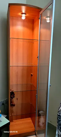 Decoration display cabinet with light