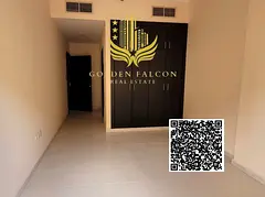 A large two-bedroom apartment in Emirates City, Ajman, with a podium view and a large balcony is per