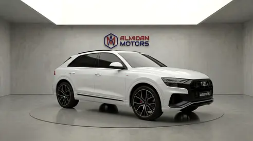 2020 Audi Q8 55 TFSI S-Line | Single Owner | Original Paint | No Accidents | GCC Spec