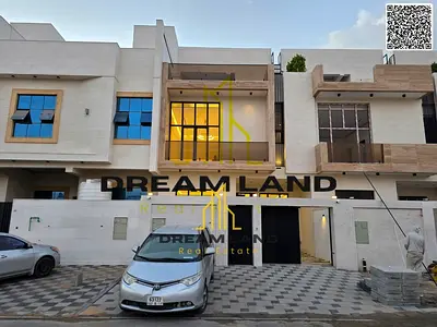 Dream villa in Al Yasmin, luxurious design, upscale villa for sale in Al Yasmin area, including registration and ownership fees