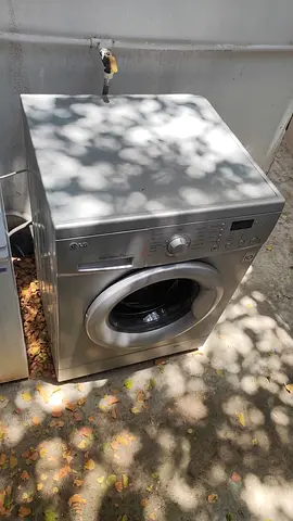 LG Front Load Washing Machine - Silver, Good Working Condition