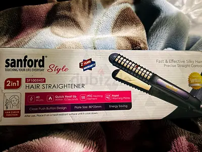 Sanford 2 in 1 Hair Straightener and Curler SF1005HST