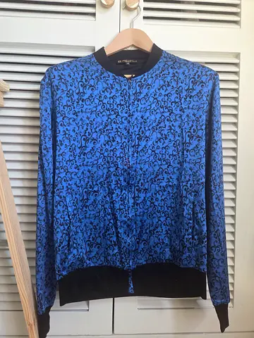 Fabio Caviglia Luxury Silk Blouson