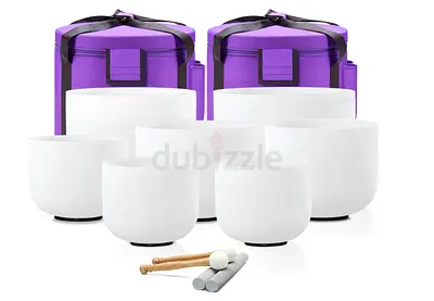 Crystal Singing Bowls Set