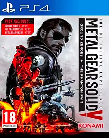 Metal Gear Solid 5 Definitive Experience ps4 disk