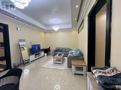 Furnished 3-bedroom apartment with a living room for monthly rent in Al Rawda Ajman in a prime loca